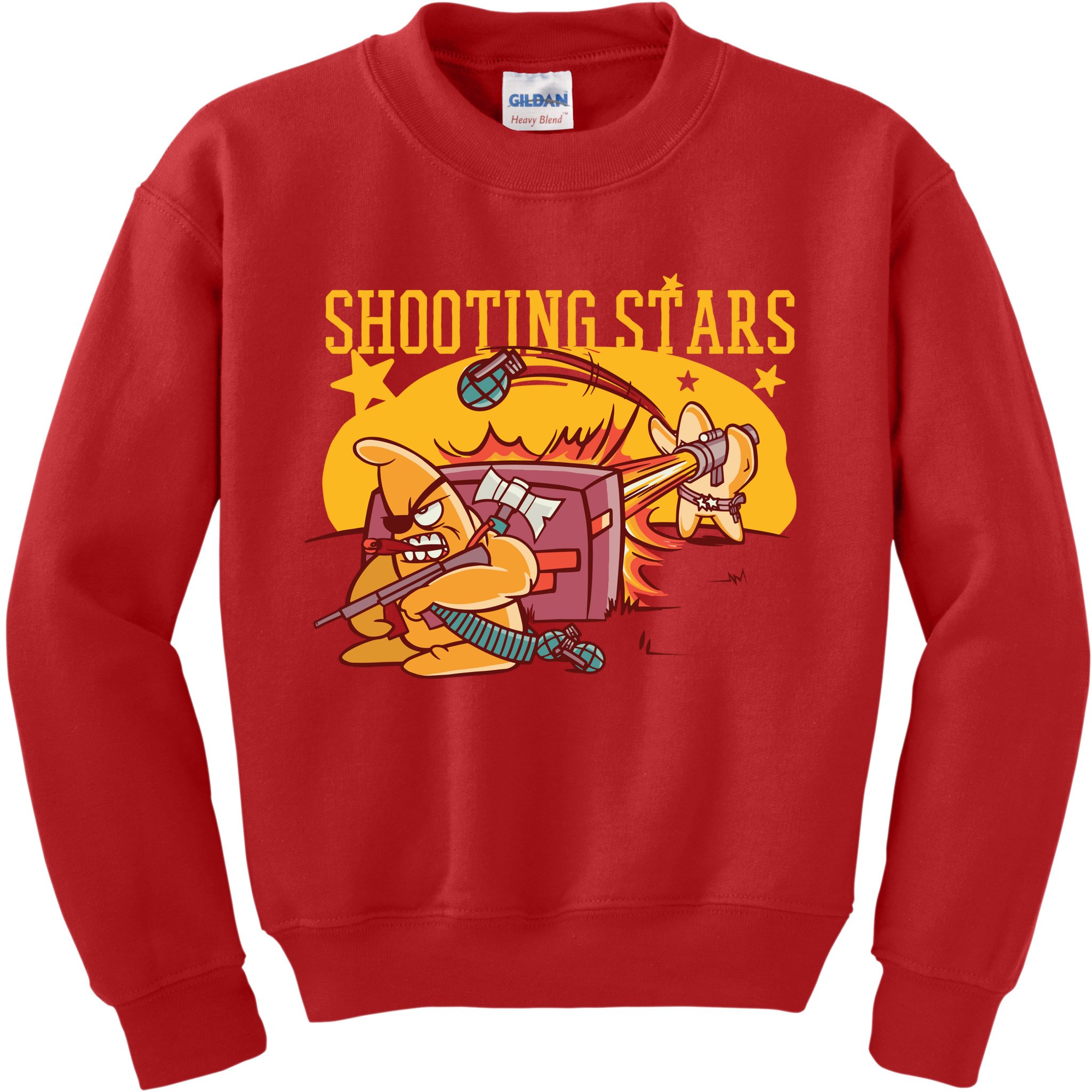 Shooting Stars Pun Kids Sweatshirt