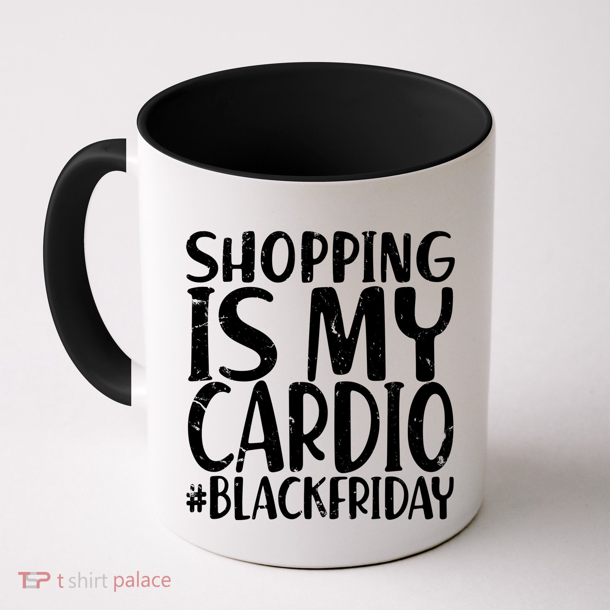 Shopping Is My Cardio Black Friday Mug
