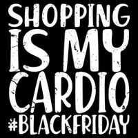 Shopping Is My Cardio Black Friday 16 in Basic Backpack