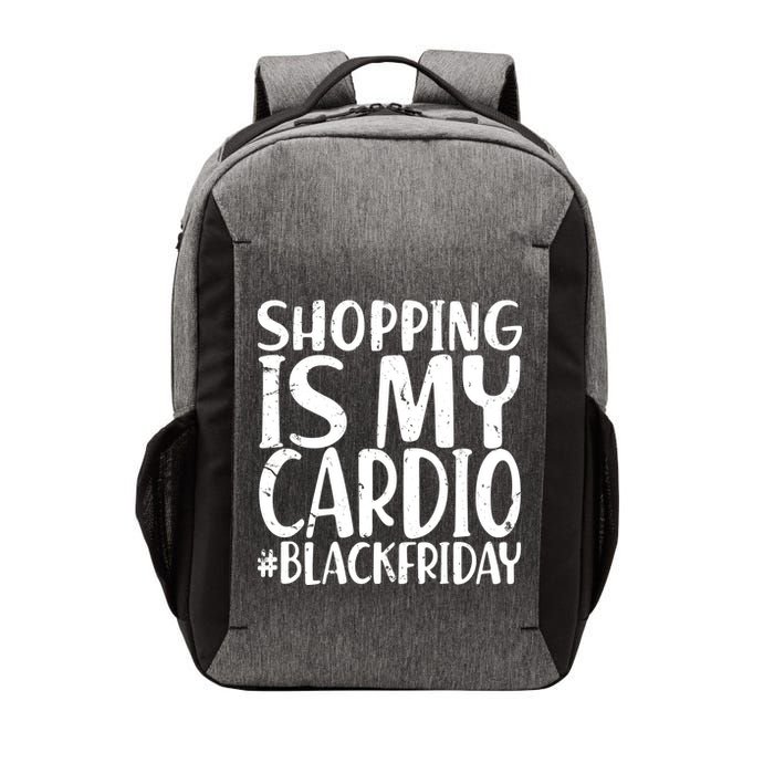Shopping Is My Cardio Black Friday Vector Backpack