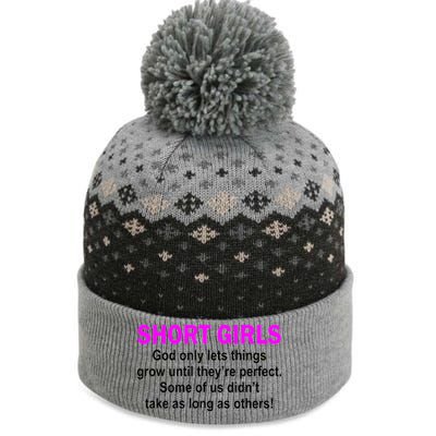 Short Girls Are Perfect The Baniff Cuffed Pom Beanie