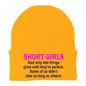 Short Girls Are Perfect Knit Cap Winter Beanie