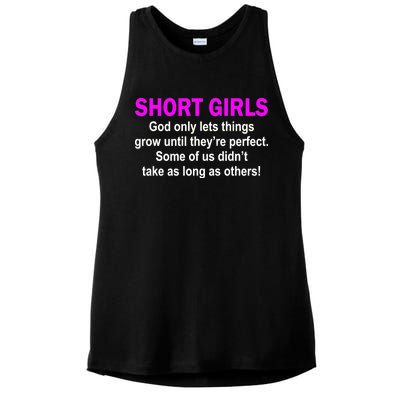 Short Girls Are Perfect Ladies PosiCharge Tri-Blend Wicking Tank