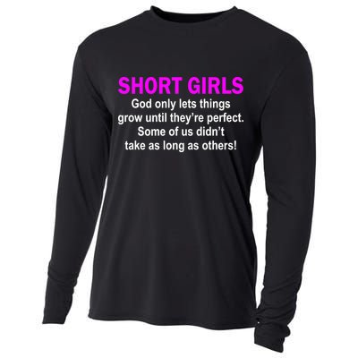 Short Girls Are Perfect Cooling Performance Long Sleeve Crew