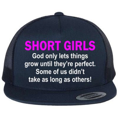 Short Girls Are Perfect Flat Bill Trucker Hat