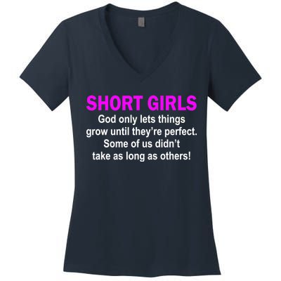 Short Girls Are Perfect Women's V-Neck T-Shirt