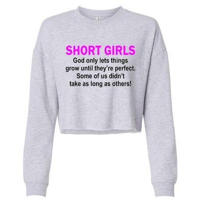 Short Girls Are Perfect Cropped Pullover Crew