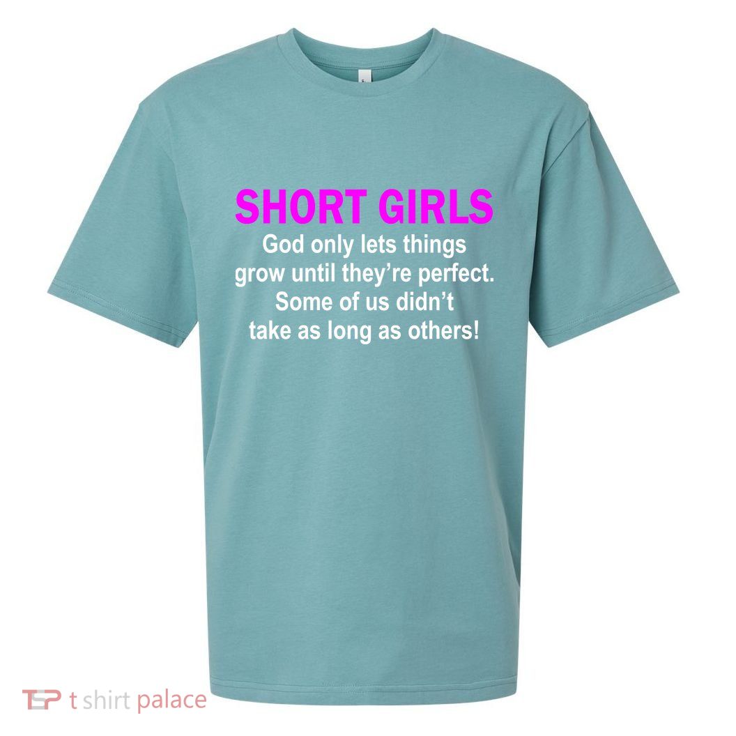 Short Girls Are Perfect Sueded Cloud Jersey T-Shirt