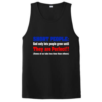 Short People God Only Lets People Grow Until They Are Perfect PosiCharge Competitor Tank