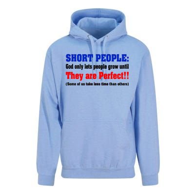 Short People God Only Lets People Grow Until They Are Perfect Unisex Surf Hoodie