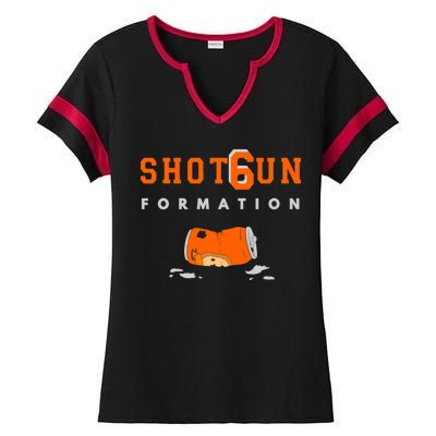 Shotgun Formation Cleveland Football Ladies Halftime Notch Neck Tee