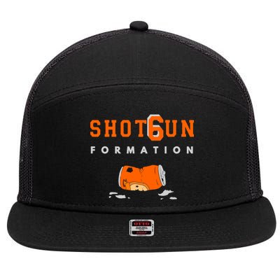 Shotgun Formation Cleveland Football 7 Panel Mesh Trucker Snapback Hat