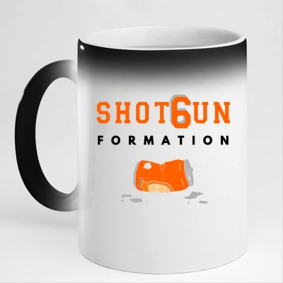 Shotgun Formation Cleveland Football 11oz Black Color Changing Mug