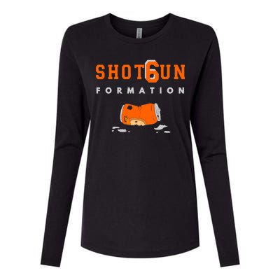 Shotgun Formation Cleveland Football Womens Cotton Relaxed Long Sleeve T-Shirt