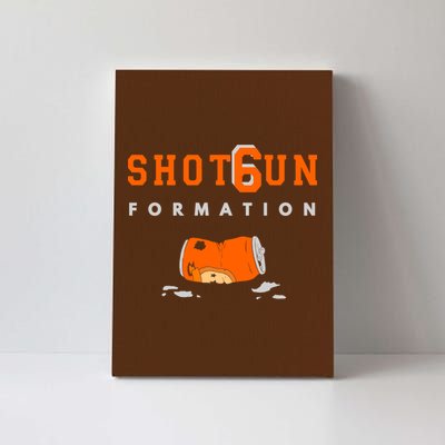 Shotgun Formation Cleveland Football Canvas