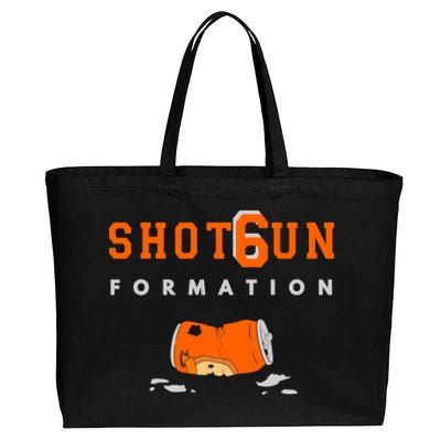 Shotgun Formation Cleveland Football Cotton Canvas Jumbo Tote