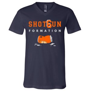 Shotgun Formation Cleveland Football V-Neck T-Shirt