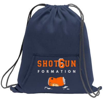 Shotgun Formation Cleveland Football Sweatshirt Cinch Pack Bag