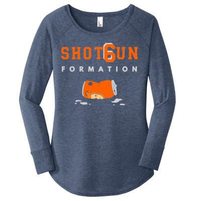 Shotgun Formation Cleveland Football Women's Perfect Tri Tunic Long Sleeve Shirt