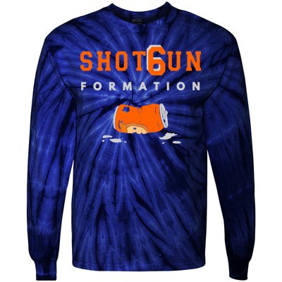 Shotgun Formation Cleveland Football Tie-Dye Long Sleeve Shirt