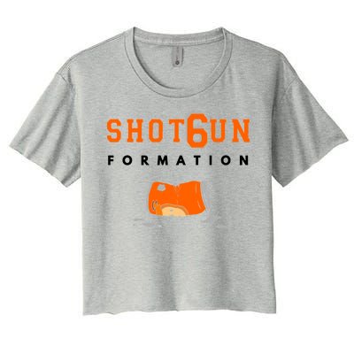 Shotgun Formation Cleveland Football Women's Crop Top Tee