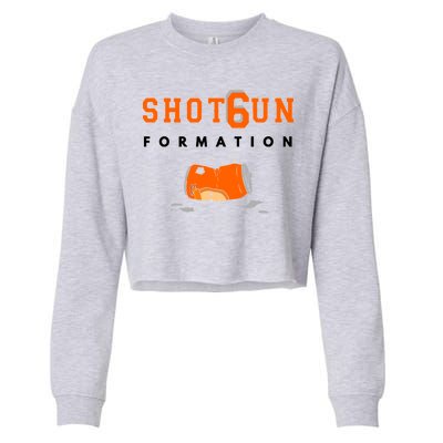 Shotgun Formation Cleveland Football Cropped Pullover Crew