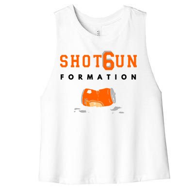 Shotgun Formation Cleveland Football Women's Racerback Cropped Tank