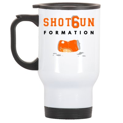 Shotgun Formation Cleveland Football Stainless Steel Travel Mug