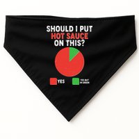 Should I Put Hot Sauce On This Pie Chart USA-Made Doggie Bandana