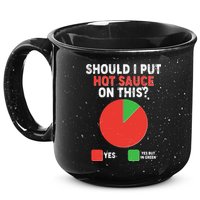 Should I Put Hot Sauce On This Pie Chart 15oz Campfire Ceramic Mug