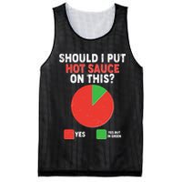 Should I Put Hot Sauce On This Pie Chart Mesh Reversible Basketball Jersey Tank