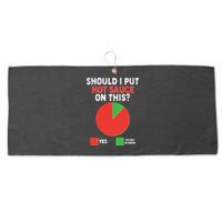 Should I Put Hot Sauce On This Pie Chart Large Microfiber Waffle Golf Towel