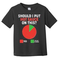 Should I Put Hot Sauce On This Pie Chart Toddler T-Shirt