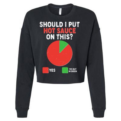 Should I Put Hot Sauce On This Pie Chart Cropped Pullover Crew