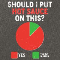 Should I Put Hot Sauce On This Pie Chart Cotton Canvas Backpack