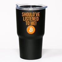 Should've Listened To Me Funny Bitcoin Tumbler