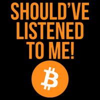 Should've Listened To Me Funny Bitcoin Mousepad