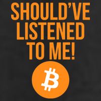 Should've Listened To Me Funny Bitcoin Trucker Hat