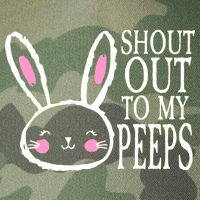 Shout Out To My Peeps Funny Easter Bunny Design Legacy Tie Dye Trucker Hat
