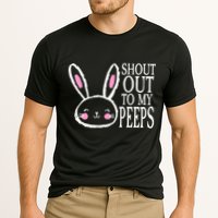 Shout Out To My Peeps Funny Easter Bunny Design Performance Shirt
