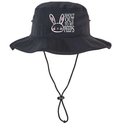 Shout Out To My Peeps Funny Easter Bunny Design Legacy Cool Fit Booney Bucket Hat