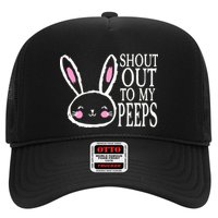 Shout Out To My Peeps Funny Easter Bunny Design Hat