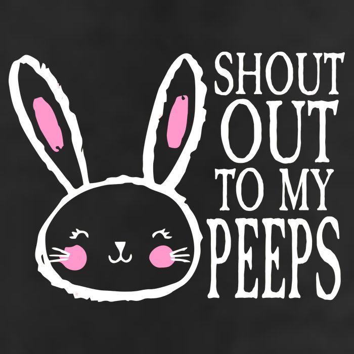 Shout Out To My Peeps Funny Easter Bunny Design Hat