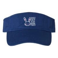 Shout Out To My Peeps Funny Easter Bunny Design Visor