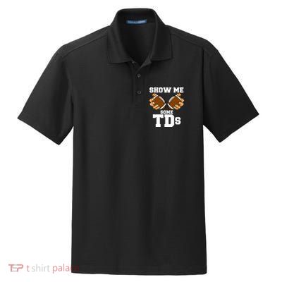 Show Me Some TDs Dry Zone Grid Polo