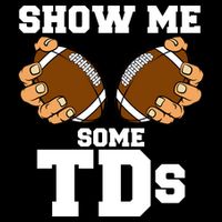 Show Me Some TDs Cropped Pullover Crew