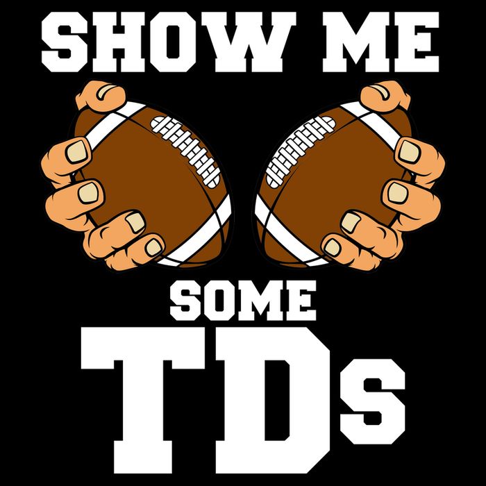 Show Me Some TDs Cropped Pullover Crew