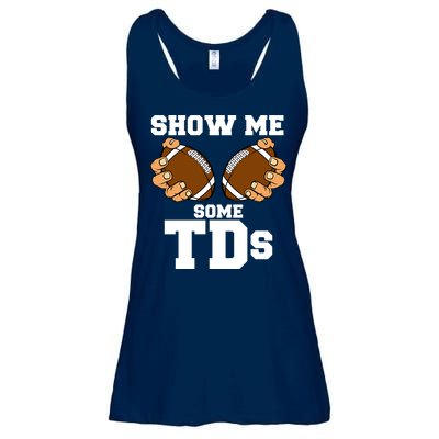 Show Me Some TDs Ladies Essential Flowy Tank