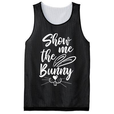 Show Me The Bunny Cute Easter Mesh Reversible Basketball Jersey Tank