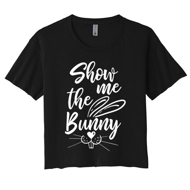 Show Me The Bunny Cute Easter Crop Top